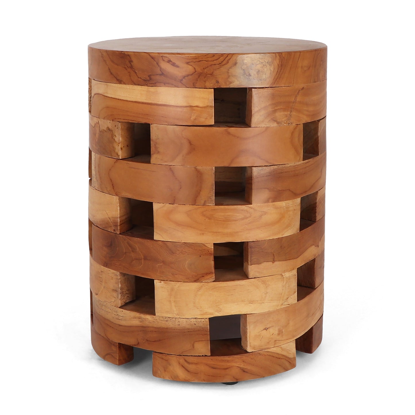 Round Château Teak Stool
