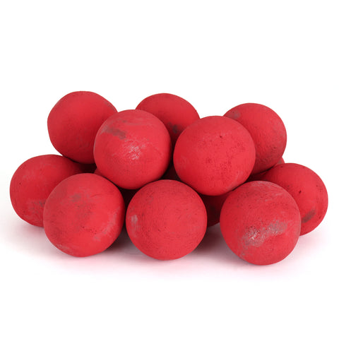 Ceramic Fire Balls - Red