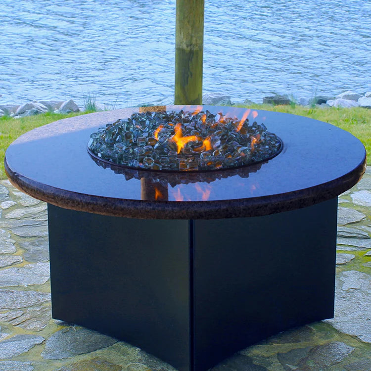 Clear Reflective Fire Glass Cubes