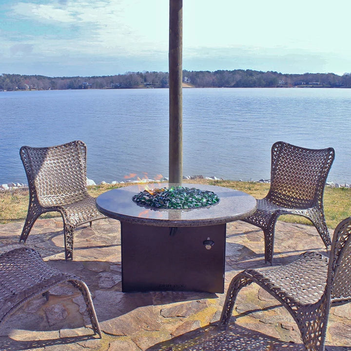 Green Reflective Fire Glass Cubes