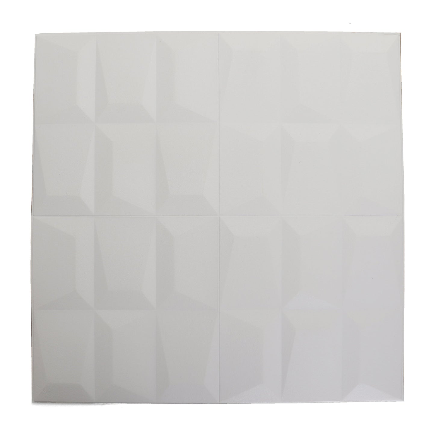 White Graphic Geometric Foam Panels
