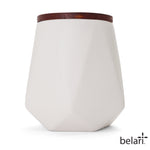 Faceted Storage Canister - White / Large