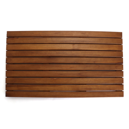 Teak Shower Mat - Modern