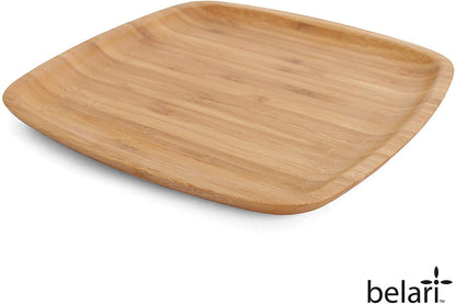 10" Square Bamboo Plate Set