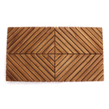 Teak Shower Mat - Zen