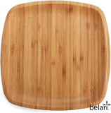 10" Square Bamboo Plate Set