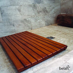 Teak Shower Mat - Modern