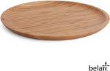 8.5" Round Bamboo Plate Set