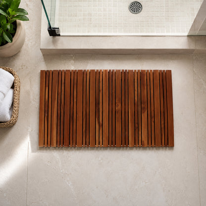 Teak Shower Mat - Cascade
