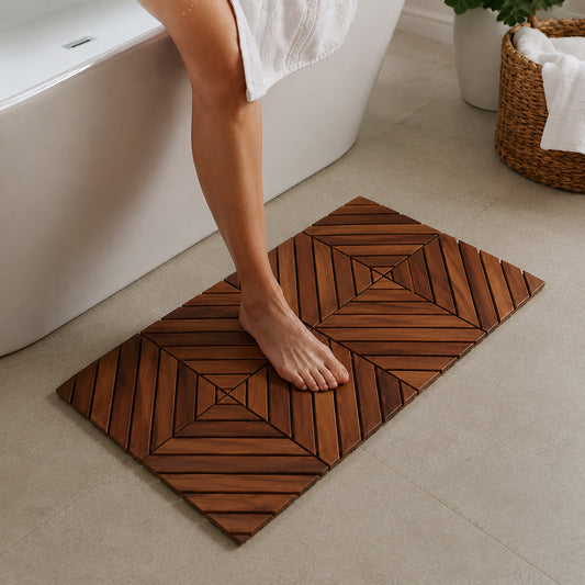 Teak Shower Mat - Harmony