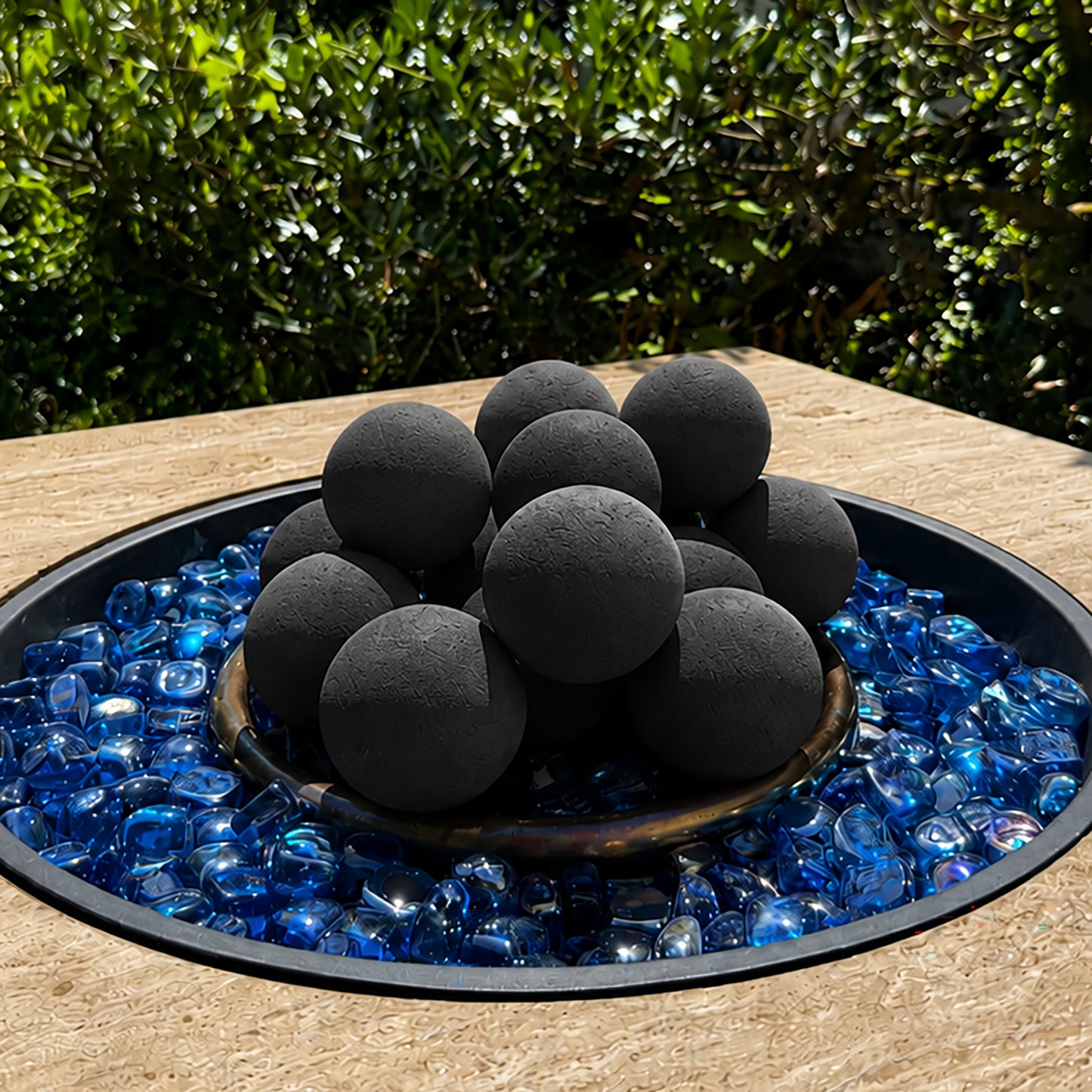 Ceramic Fire Balls - Black
