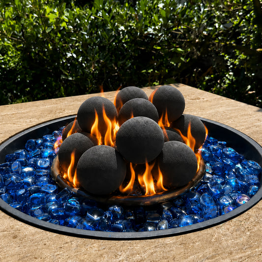 Ceramic Fire Balls - Black