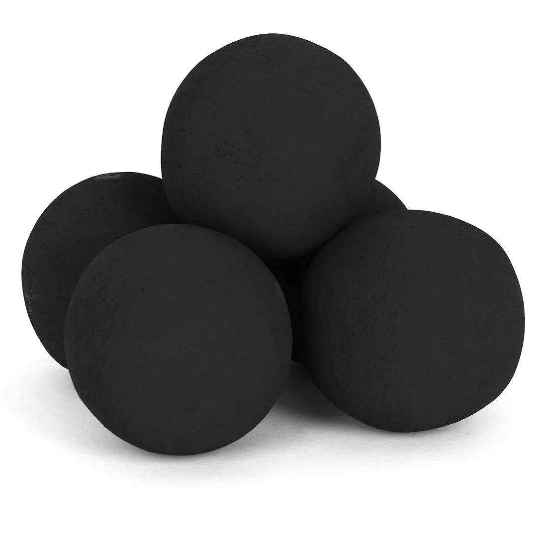 Ceramic Fire Ball Set - 5" Black