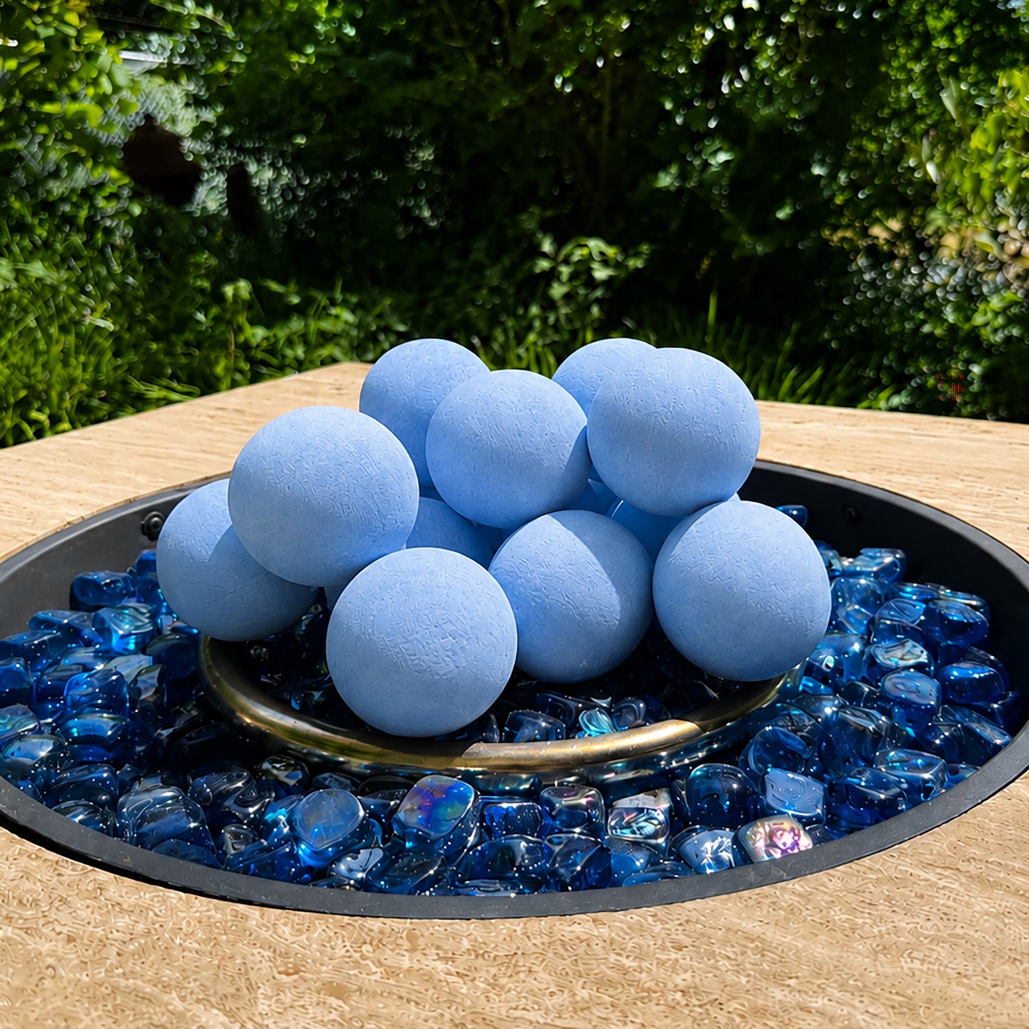Ceramic Fire Balls - Blue