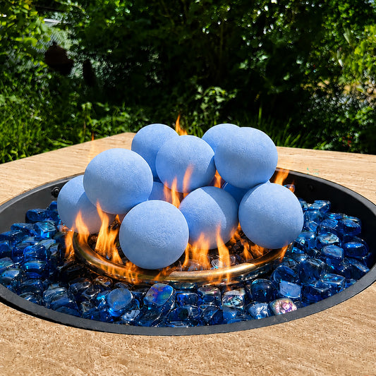 Ceramic Fire Balls - Blue