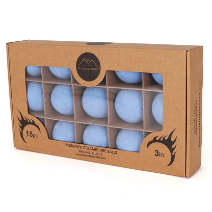 Ceramic Fire Balls - Blue