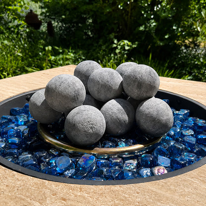 Ceramic Fire Balls - Grey