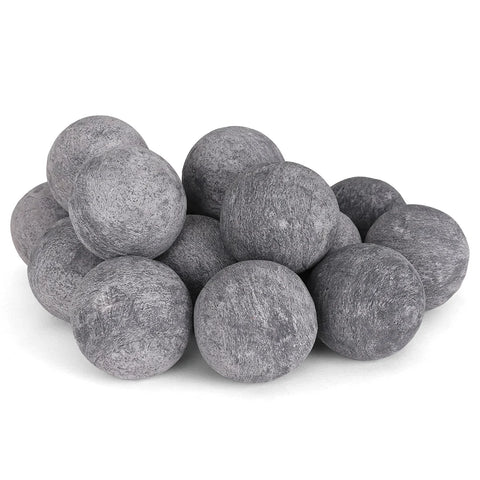 Ceramic Fire Balls - Grey