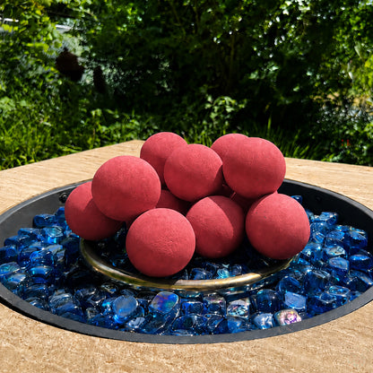 Ceramic Fire Balls - Red