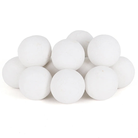 Ceramic Fire Balls - White