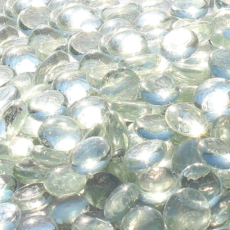 Clear Reflective Fire Glass Beads