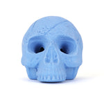 Ceramic Fire Skull - Blue - Large