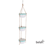 Aqua 3 Pot Hanging Planter Set