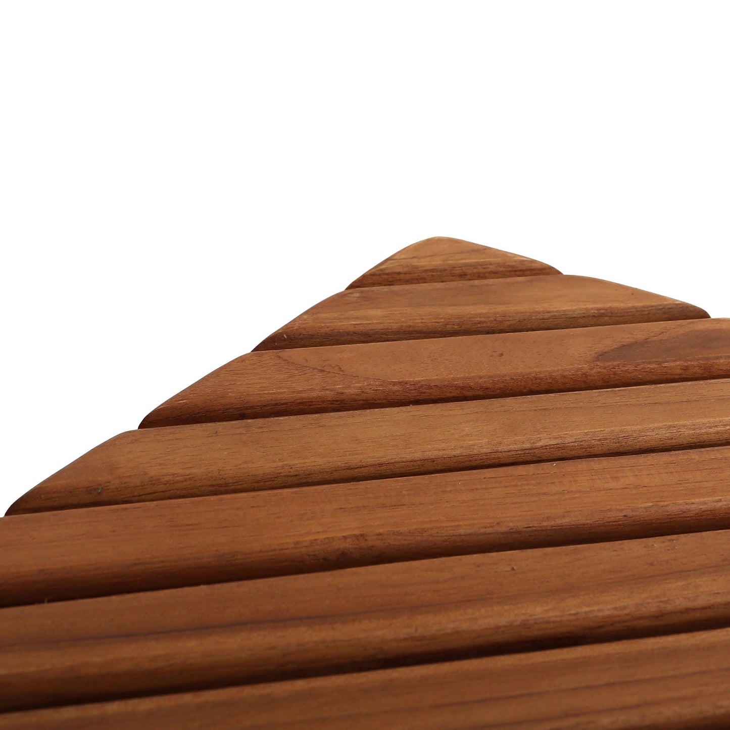 Teak Shower Mat - Chevron