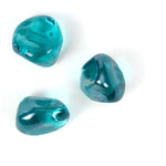 Aqua Reflective Fire Glass Diamonds