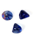 Dark Blue Reflective Fire Glass Diamonds
