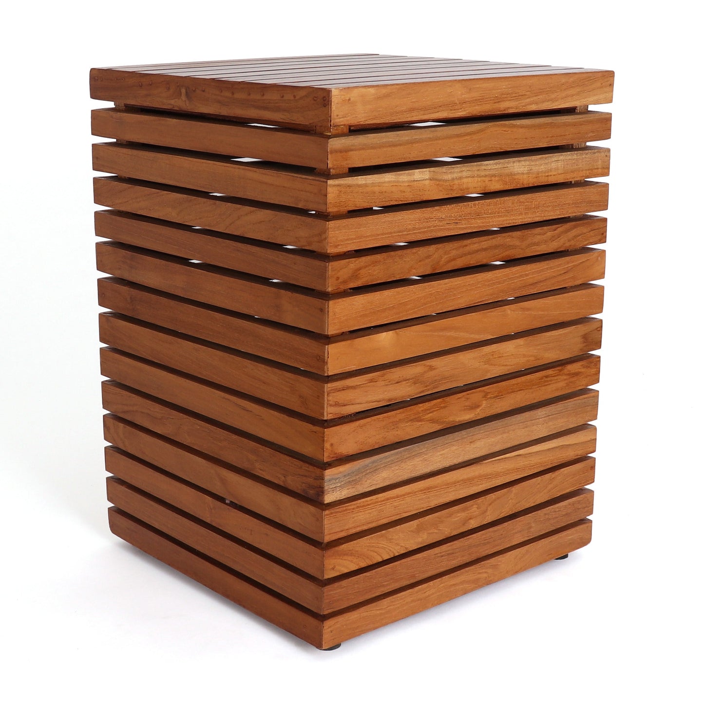 Teak Garden Stool - Modern