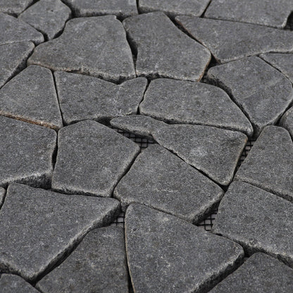 Black Lava Marble Tile - 10 Pack