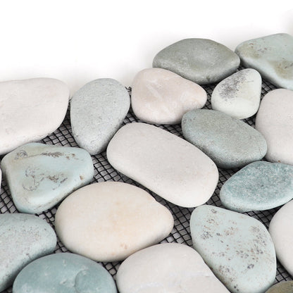 Sea Green Pebble Tile - 10 Pack
