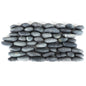 Stacked Black Pebble Tile - 10 Pack