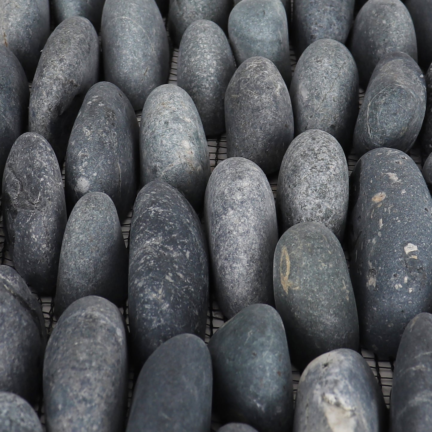 Stacked Black Pebble Tile - 10 Pack