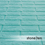 Seafoam Blue Foam Brick Wall Panel