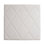 Wild White Foam Diamond Panels