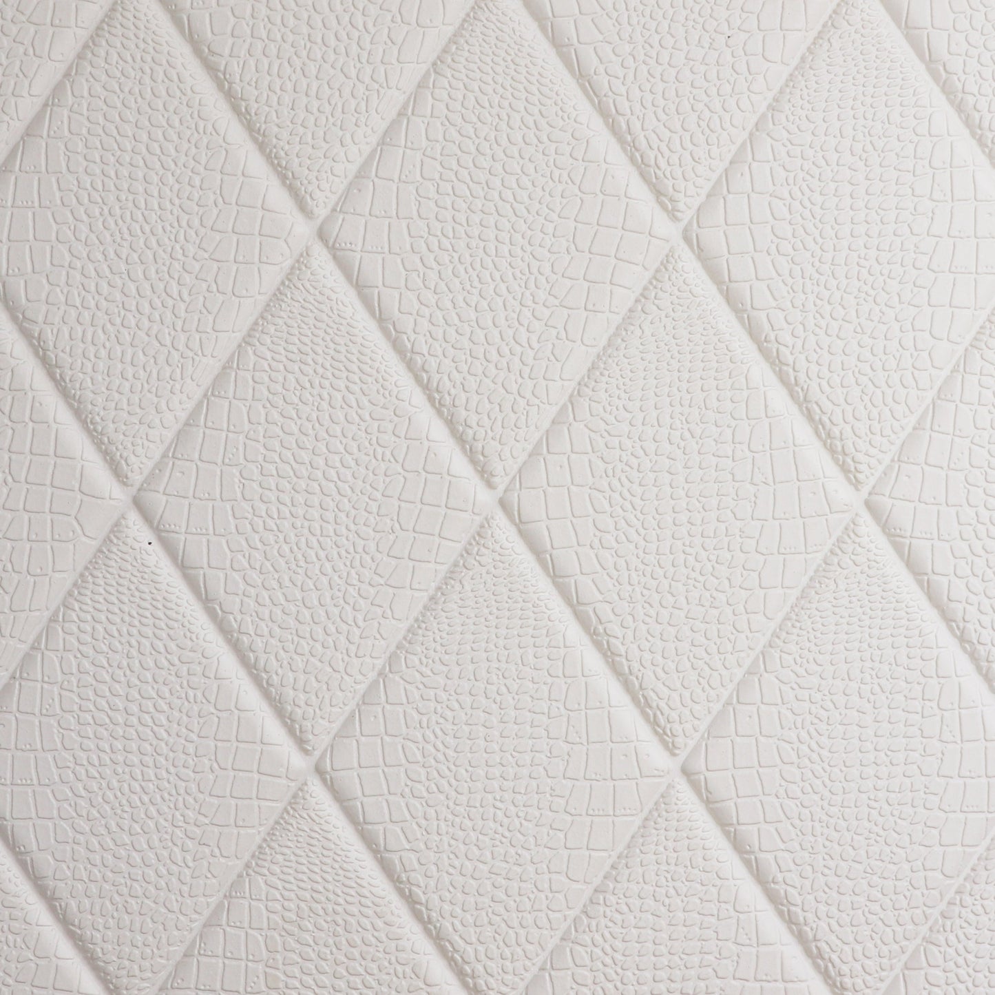 Wild White Foam Diamond Panels