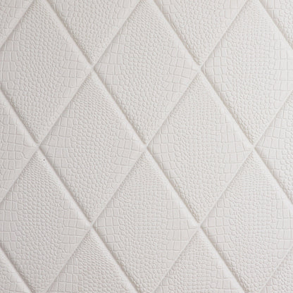 Wild White Foam Diamond Panels