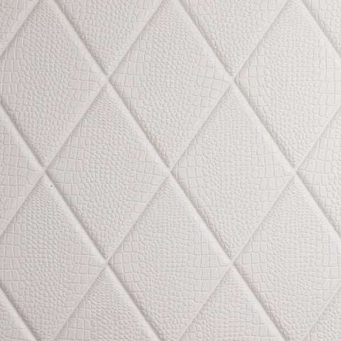 Wild White Foam Diamond Panels