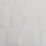 White Graphic Geometric Foam  Panels