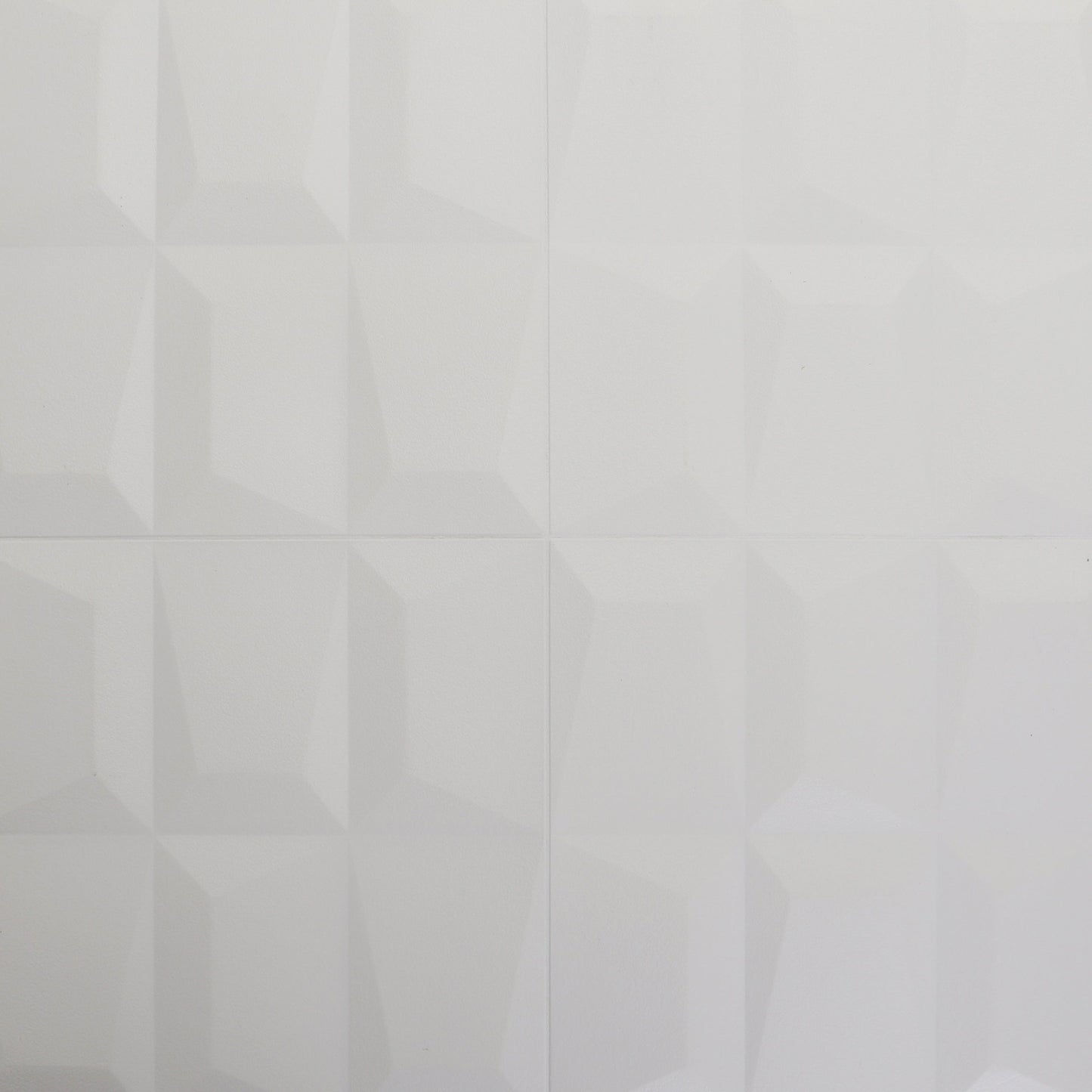 White Graphic Geometric Foam  Panels