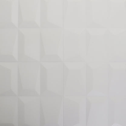 White Graphic Geometric Foam  Panels