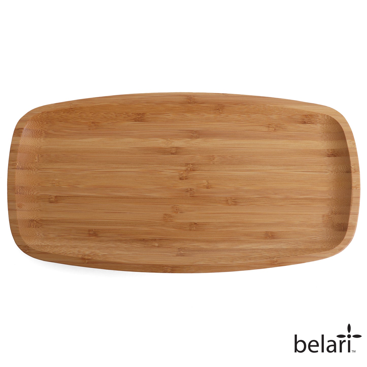 14" Rectangle Bamboo Plate Set