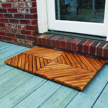 Teak Shower Mat - Zen