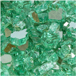 Green Reflective Tempered Fire Glass