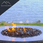 Copper Reflective Tempered Fire Glass