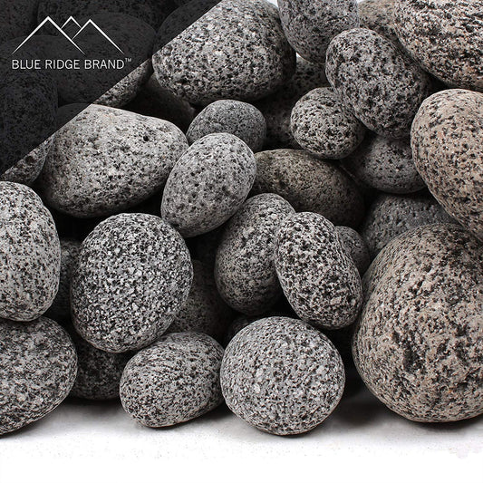 Tumbled Lava Rock Assortment - 3/4 - 3 Inch (SM/MD/LG)