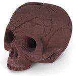 Ceramic Fire Skull - Rustic - Large